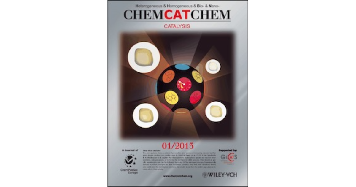 Inside Back Cover for Mechanistic Studies on Chabazite‐Type Methanol‐to‐Olefin Catalysts: Insights from Time‐Resolved UV/Vis Microspectroscopy Combined with Theoretical Simulations